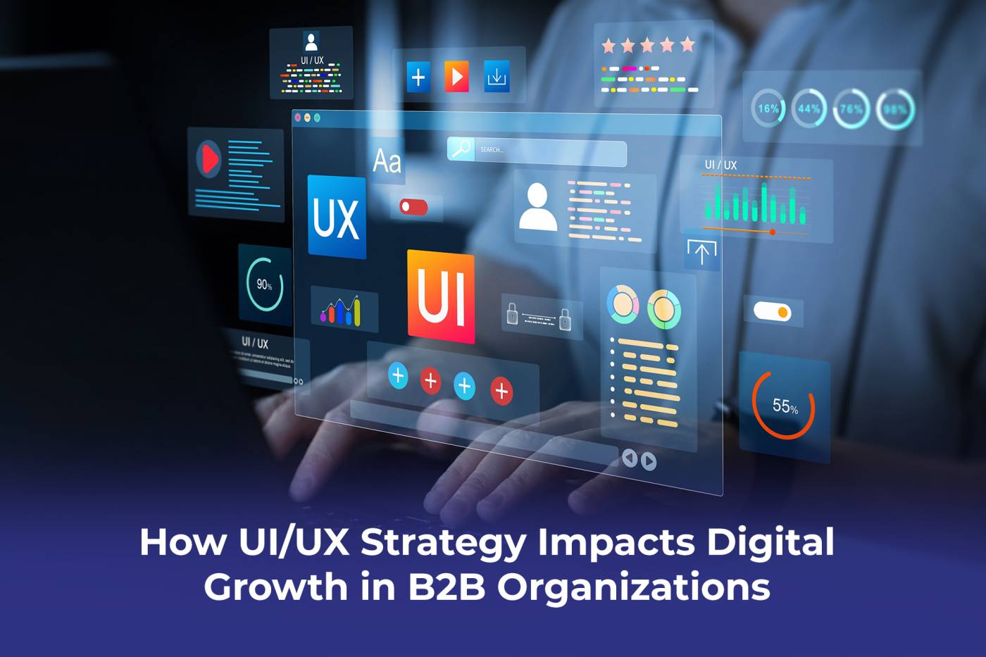 Proton effect showing how a strong UI/UX strategy enhances digital growth for B2B enterprises